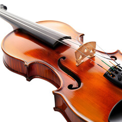 Violin With Bow Resting on Top