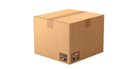 Fototapeta premium box of brown color
