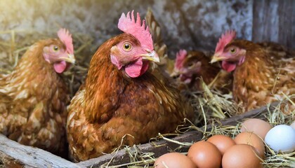 chickens at a bio farm