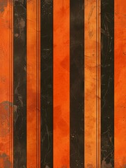 Orange strips and dark brown stripes wallpaper design