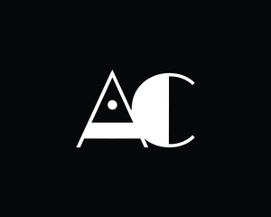creative letter AC logo design vector template