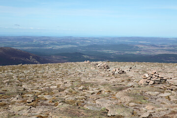 Cairn Gorm and the northern corries - Creag An Leth-Choin - Lurcher's crag from Cairn Lochan -...