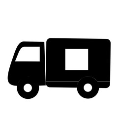 Storage box black icon pack