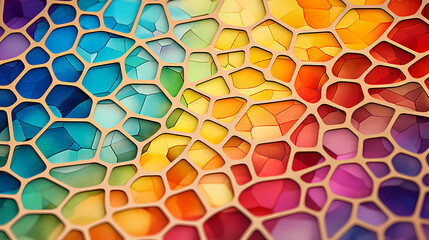 3D abstract colorful wallpaper background, different textures - obrazy, fototapety, plakaty