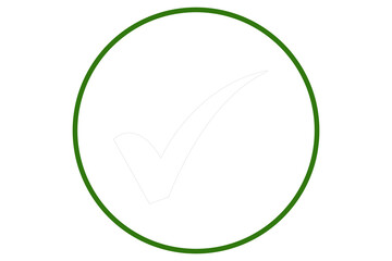 white check mark with green circle icon for business transparent background png file type stock,...