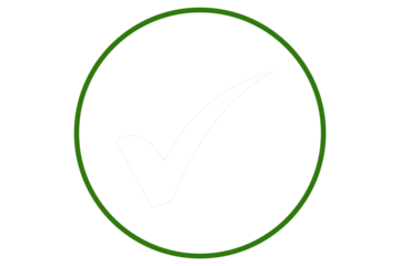 white check mark with green circle icon for business transparent background png file type stock, photo