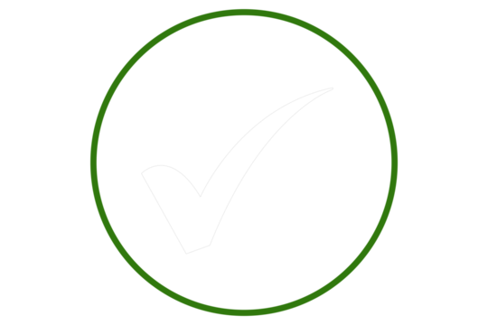 white check mark with green circle icon for business transparent background png file type stock, photo