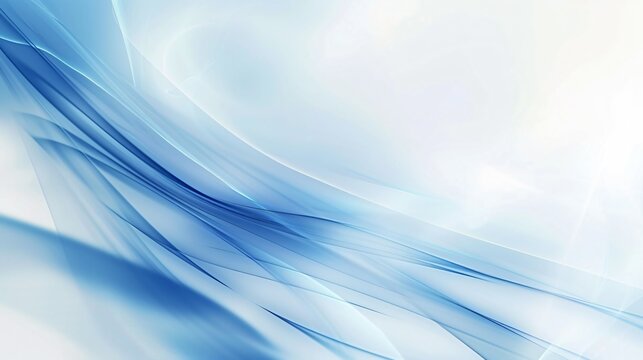 Light blue abstract background with smooth and gentle waves.
