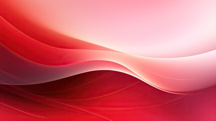 Fototapeta premium Red abstract Valentines Day background. Dynamic shapes composition