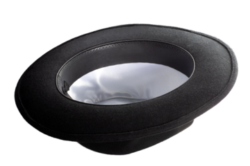 black hat isolated, png file