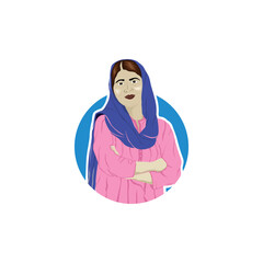 World malala day. Vector illustration
