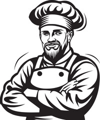 chef crossing arm pose