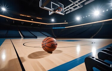  Empty basketball court, stadium, sports ground