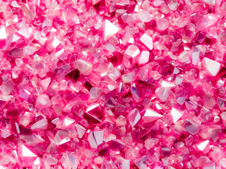 background adorned with pink small shiny stones, conveying a sense of elegance and beauty.