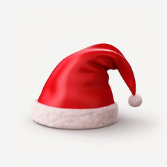 santa hat without people сreated with Generative Ai