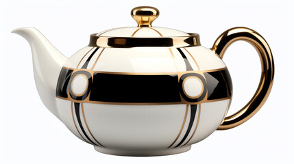 Obraz premium modernist Deco tea pot сreated with Generative Ai