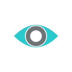 Vision Eye icon vector illustration on a Transparent Background