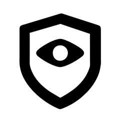 Vision Eye icon vector illustration on a Transparent Background