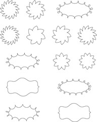 Fancy Swirly Border Collection