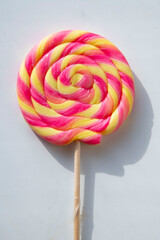 colorful lollipop isolated