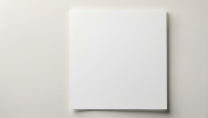 Fototapeta premium blank paper on white background, copy space, space for text and design 