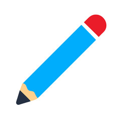 Pencil icon on a Transparent Background