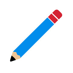 Pencil icon on a Transparent Background