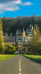 Obraz premium Castillos, Palacios y Jardines del valle de loira jardin de francia