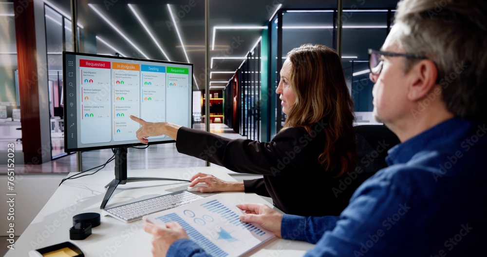 Poster scrum project manager