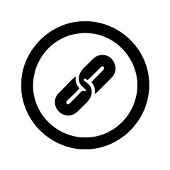 Link icon vector illustration on a Transparent Background