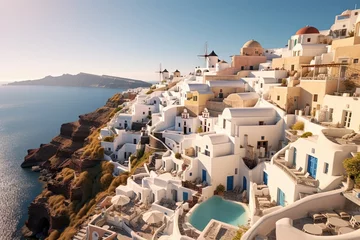 Foto auf Acrylglas Oia, traditional greek village © neirfy