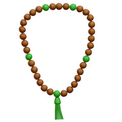 Prayer Beads 3d Icon Illustration