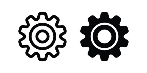 Settings icon. flat illustration of vector icon