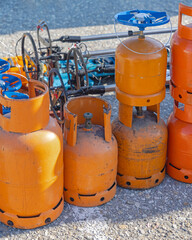 Propane Butane Lpg Gas Bottles Cylinders for Coking Camping