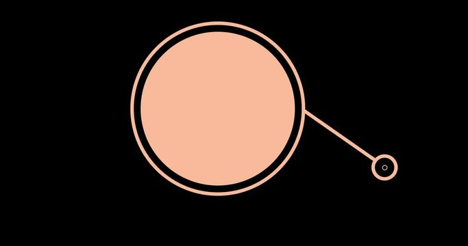 Call Out on black background, copy space