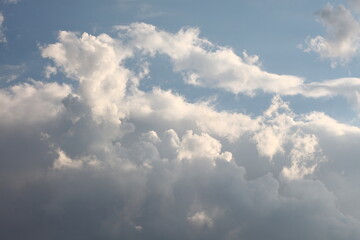 blue sky with clouds