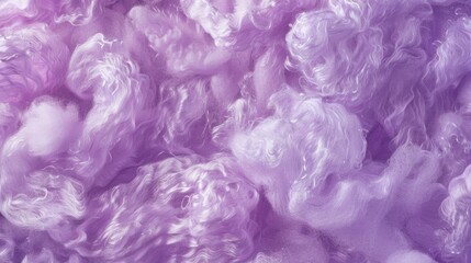 Fototapeta premium Detailed view of a pile of purple wool, perfect for crafting projects