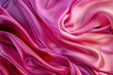 Obraz premium Close up view of pink fabric, suitable for backgrounds