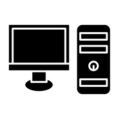 Desktop Computer Icon Design