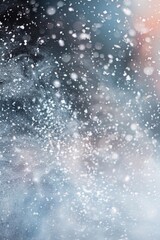 Obraz premium A snowboarder performing a jump in a snowy landscape. Suitable for winter sports concepts