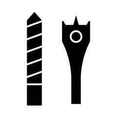 Drill Bit Icon Design