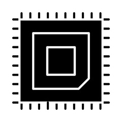 Computer Chip Icon Design