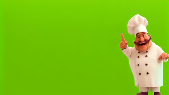 Elevating Food Presentations with Chef-themed Green Screen Videos