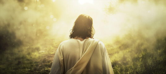 Easter Sunday. Resurrection of Jesus Christ in Holy Week. He has risen	