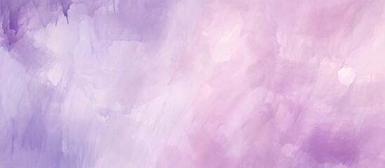 Abstract painting in purple and white on pink and purple background