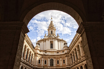 The facade of the Cathedral of St Mary