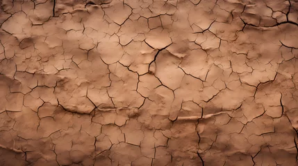 Keuken spatwand met foto earth texture, dry earth background © Gomez