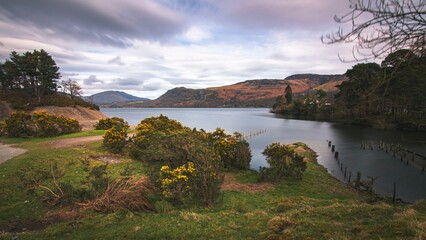Fototapeta premium The arrival of spring at Derwent Water, Lake District