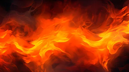 Foto op Plexiglas fire texture, fire background © Gomez