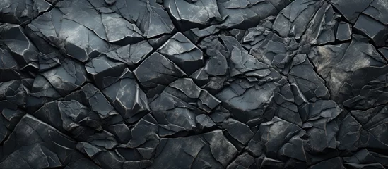 Poster Close-up rock wall on black backdrop © Ilgun